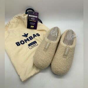 `Bombas Sunday Slippers Ivory Sz 5 NWT New in Bombas Dust bag